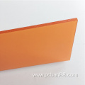 Solid polycarbonate sheet Orange 4mm PC sheet